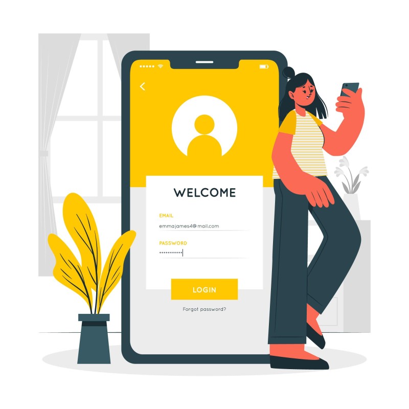 Customer Login Page Image